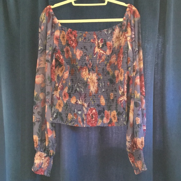 NWT Anthropologie | Smocked Bodice Blouse - Picture 3 of 8